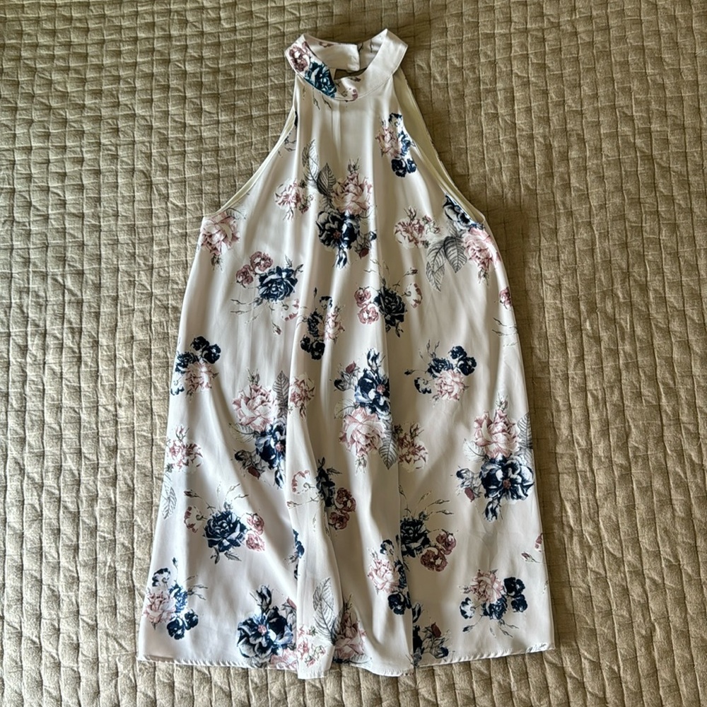 Audrey High Neck Mini Dress